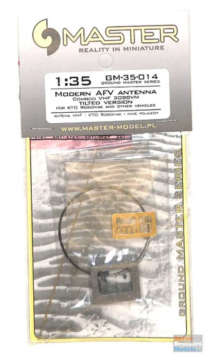 MASGM35014 1:35 Master Model Modern AFV Antenna Comrod VHF 3088VM Tilted Version