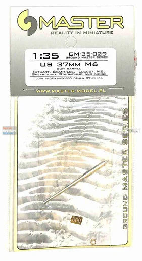 MASGM35029 1:35 Master Model US 37mm M6 Gun Barrel