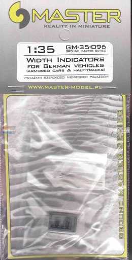 MASGM35096 1:35 Master Model Width Indicators for German Vehicles (Armored Cars & Halftracks)