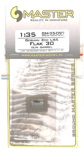 MASGM35097 1:35 Master Model Gun Barrel - 2cm L/65 Flak 30