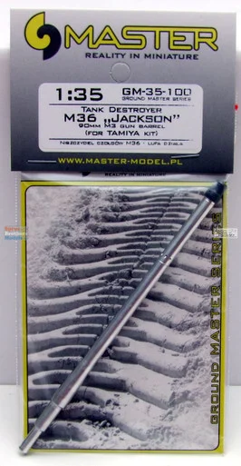 MASGM35100 1:35 Master Model Gun Barrel - M36 Jackson (TAM kit)