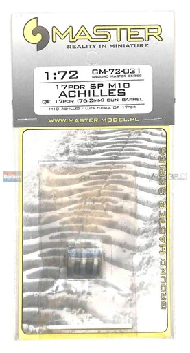 MASGM72031 1:72 Master Model Gun Barrel Set - 17Pdr SP M10 Achilles QF 17Pdr (76.2mm)