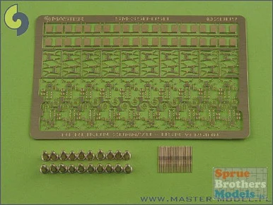 MASSM350050 1:350 Master Model Oerlikon 20mm USN type - complete 3-D gun, turned & etched (20pcs) #SM350050