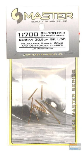 MASSM700053 1:700 Master Model German 30.5cm SK L/50 Gun Barrel Set