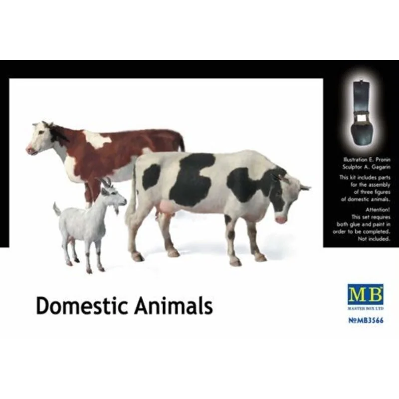 Domestic Animals Figures - Master Box