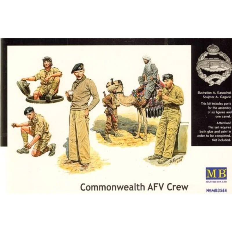 British Troops in North Africa Figures - Master Box