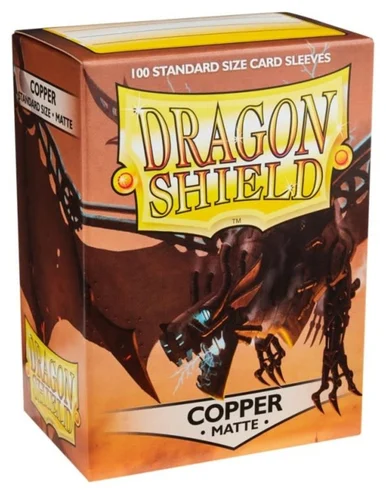 Dragon Shields: (100) Matte Copper - Arcane Tinmen