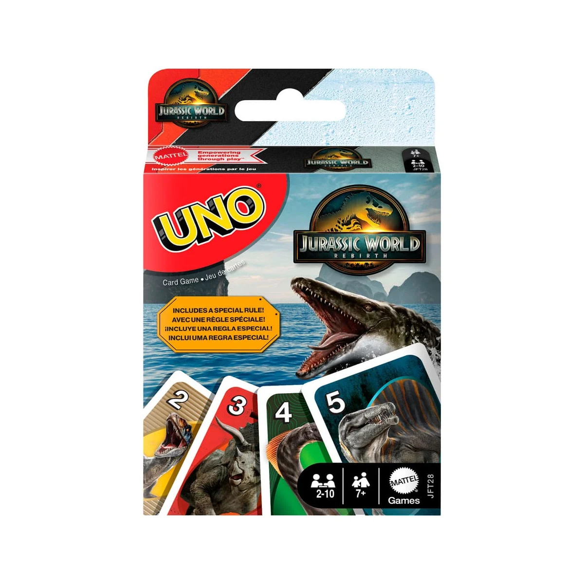 Jurassic World: Renaissance - UNO card games