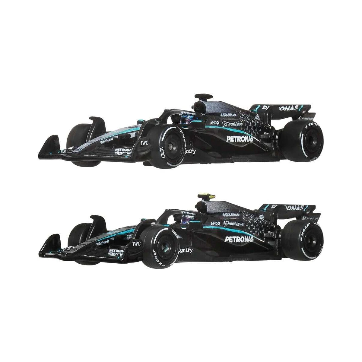 Formula 1 Hot Wheels Premium 2-pack of 1:64 scale die-cast vehicles - Team Mercedes-AMG Petronas