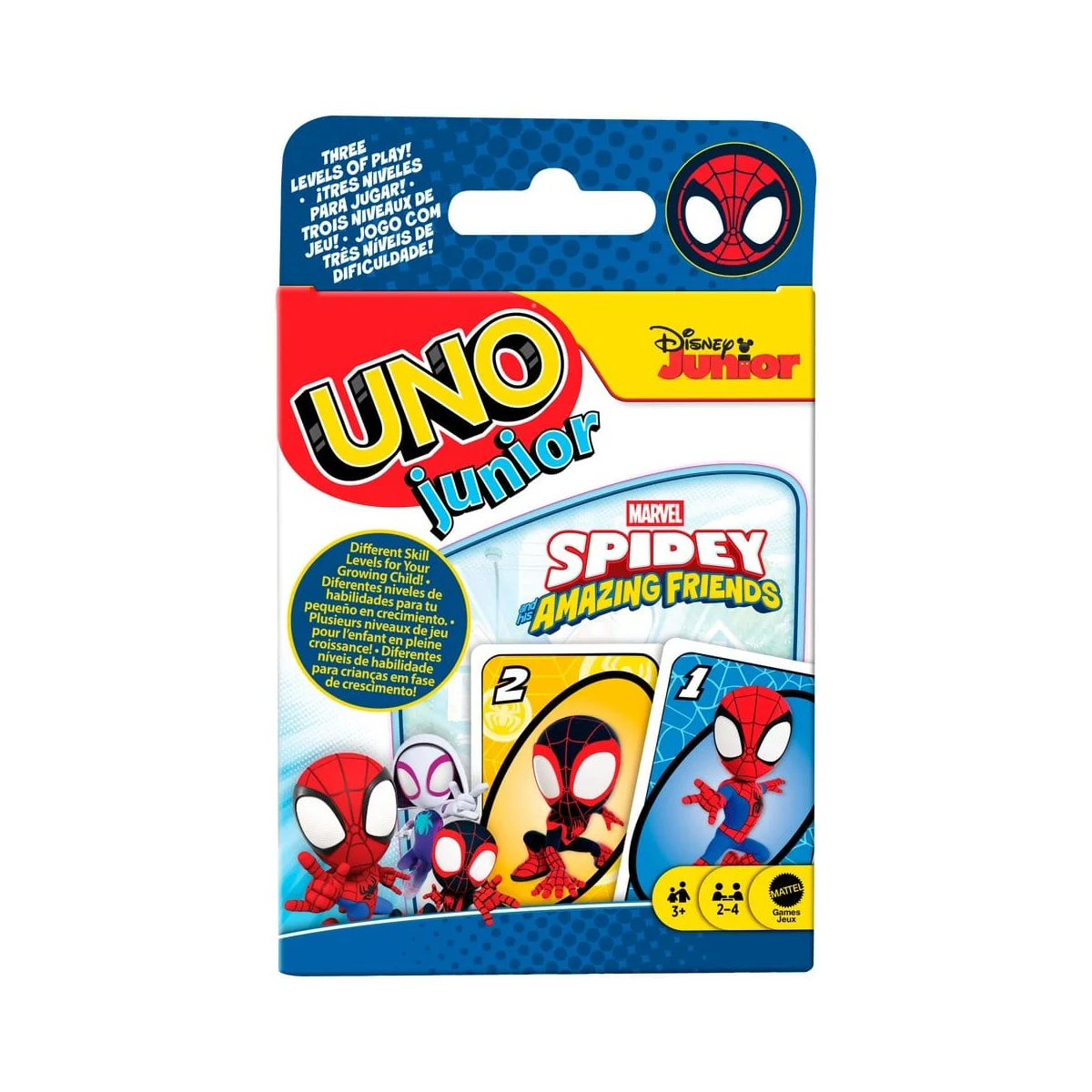 Spidey & His Amazing Friends UNO Junior Card Game - Mattel