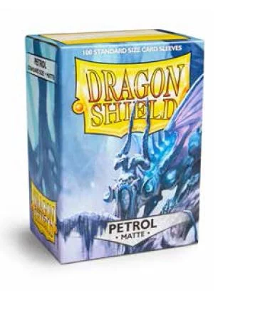 Dragon Shields: (100) Matte Petrol - Arcane Tinmen