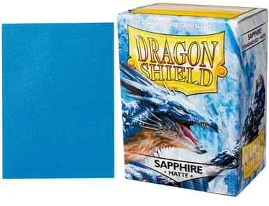 Dragon Shield: (100) Matte Sapphire - Arcane Tinmen