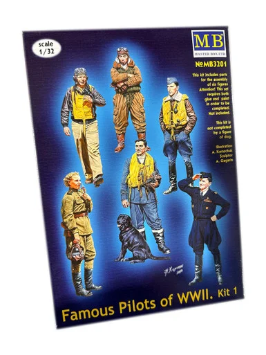 1/32 Master Box Series Famous pilots of WWII era, kit No.1 - Master Box LTD