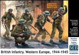 1/35 Master Box British Infantry Western Europe 1944-45 w/Weapons (x5)