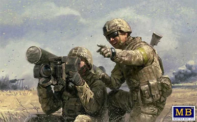 1/35 Masterbox Ukrainian Anti-Tank Crew Figure Set