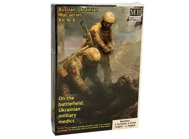 1/35 Master Box On The Battlefield Ukrainian Medics Figure Set Kit - Master Box LTD