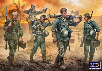 1/35 Master Box Hot Summer 1941 German Infantry WW II era - Master Box LTD
