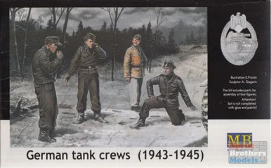MBM35007 1:35 MB Masterbox German Tank Crew #1 Figure Set