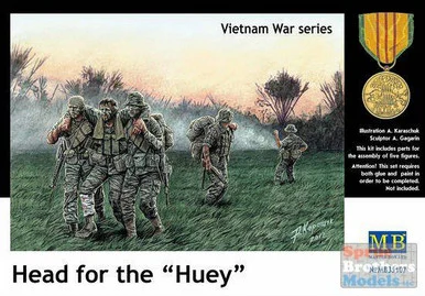 MBM35107 1:35 Masterbox Head for the Huey Vietnam War Series - 5 Figures Set #35107