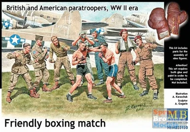 MBM35150 1:35 Masterbox Friendly Boxing Match - 9 Figures Set