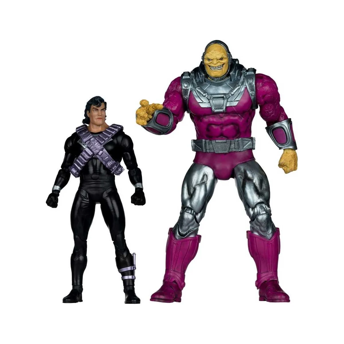 DC Multiverse Megafig Figure Pack of 2 Mongul vs Superman (Return of Superman) 25 cm Figurine - McFarlane Toys