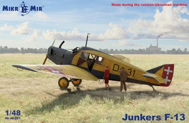1/48 MikroMir Junkers F-13 All Metal Transport Plastic Model Kit