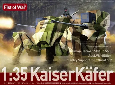 1/35 Modelcollect German KaiserKafer Fist of War Plastic Model Kit