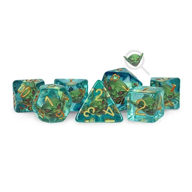Metallic Dice Games 10901 Goblin Inclusion Dice Set