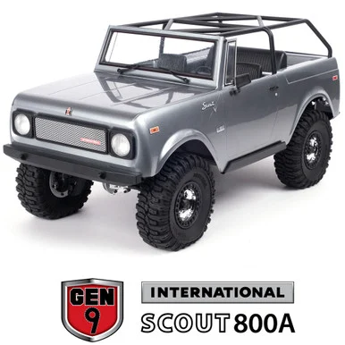 Redcat Racing RER15516 Gen 9 1/10 Scale International Harvester Scout 800A, Graphite