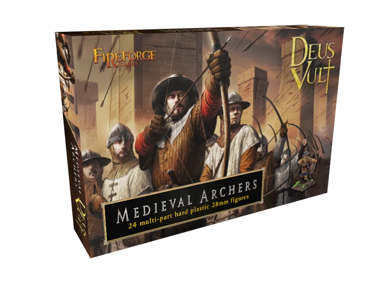 Medieval Archers, 28mm Plastic Model Figures - Fireforge Games