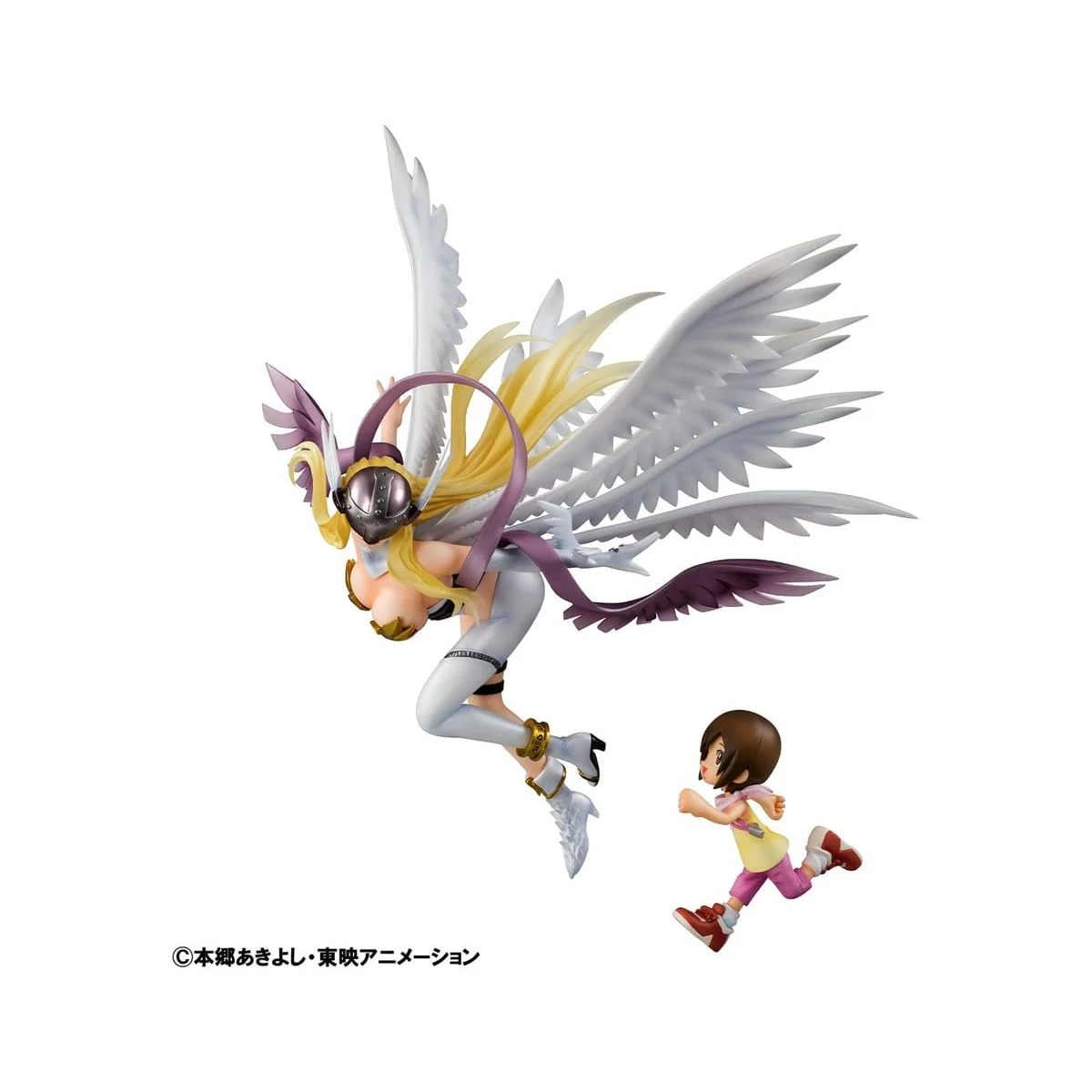 Digimon Adventure Precious GEM Series Angewomon & Hikari Yagami Figure 22 cm Figurine - Megahouse