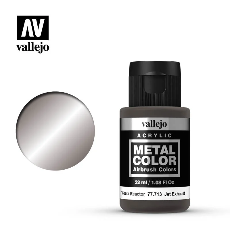 Metal Color Jet Exhaust Acrylic Paint, 32 ml Bottle - Vallejo