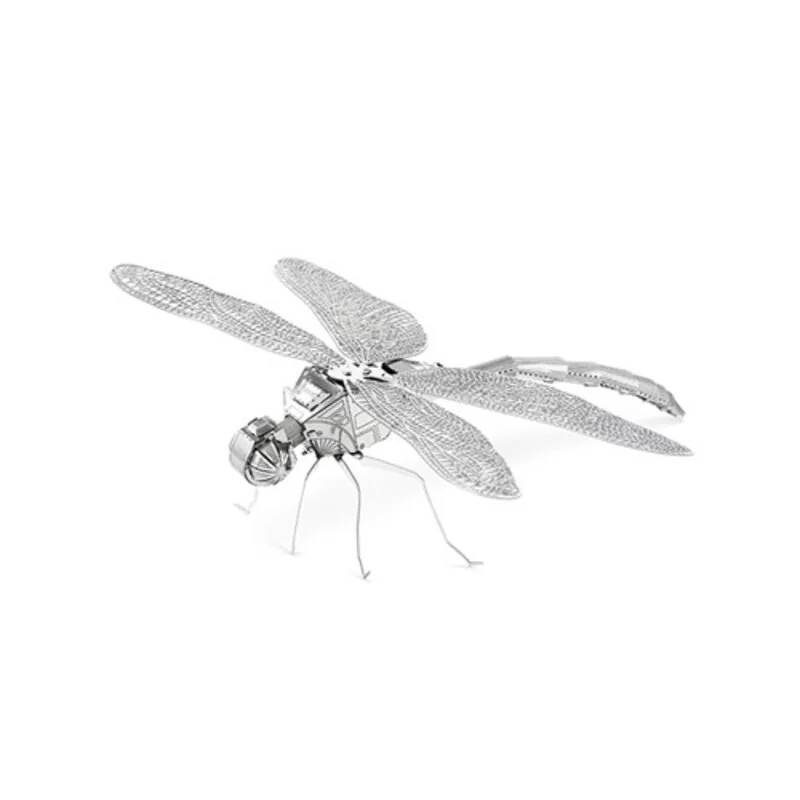 MetalEarth Insects: LIBELLULE 10.8x9.11x2.97cm, metal 3D model with 1 sheet, on card 12x17cm, 14+ - Metal Earth