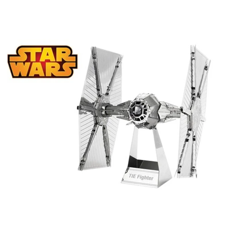 MetalEarth: STAR WARS TIE FIGHTER 6.5x6x7.3cm, metal 3D model with 2 sheets, on card 12x17cm, 14+ - Metal Earth