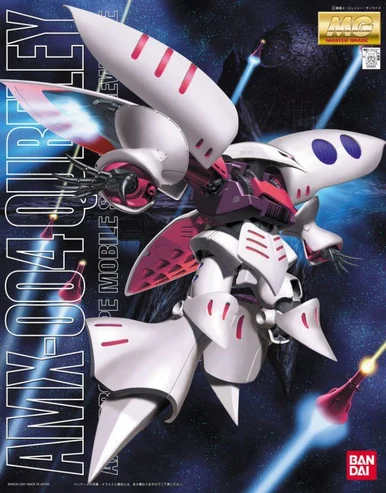 Bandai 5063508 AMX-004 Qubeley Axis Prototype Mobile Suit For Newtype MG 1/100 Scale Model Kit