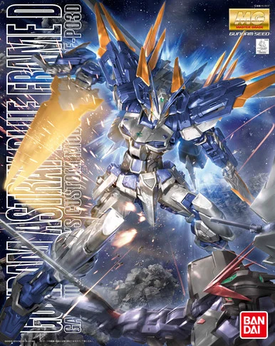 Bandai 5063047 Gundam Astray Blue Frame D Gai Murakumos Custom Mobile Suit MBF-P03D MG 1/100 Scale Model Kit