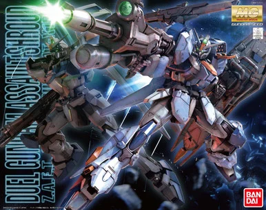 Bandai 5062904 Duel Gundam Assault Shroud Z.A.F.T. Mobile Suit GAT-X102 MG 1/100 Scale Model Kit