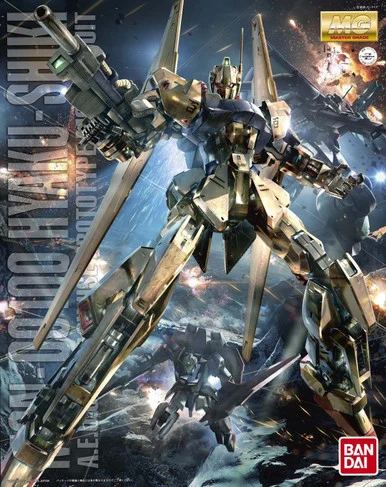Bandai 5061592 MSN-00100 Hyaku-Shiki Ver 2.0 A.E.U.G. Attack Use Prototype Mobile Suit MG 1/100 Scale Model Kit