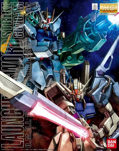 Bandai 5067234 Launcher/Sword Strike Gundam O.M.N.I. Enforcer Mobile Suit GAT-X105 MG 1/100 Scale Model Kit