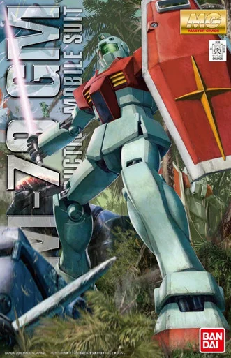 Bandai 5061584 RGM-79 GM Ver.2.0 Mass Production Mobile Suit MG 1/100 Scale Model Kit