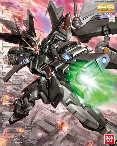 Bandai 5064128 Strike Noir Gundam O.M.N.I. Enforcer Mobile Suit GAT-X105E MG 1/100 Scale Model Kit
