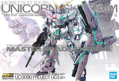Bandai 5060277 RX-0 Unicorn Gundam Ver. Ka MGEX 1/100 Scale Model Kit