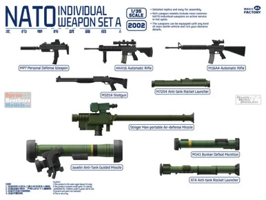 MGF2002 1:35 Magic Factory NATO Individual Weapons Set A