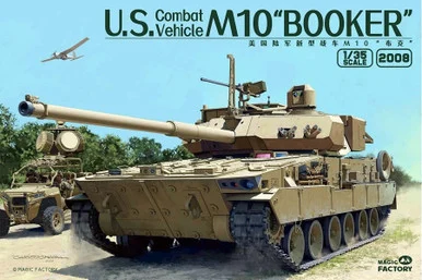 1/35 Magic Factory M10 Booker US Combat Vehicle Plastic Model Kit