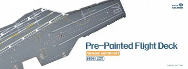 1/700 Magic Factory USS Gerald R Ford (Corrected) Pre-painted Flight Deck Plastic Model Kit
