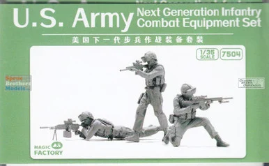 MGF7504 1:35 Magic Factory US Army Next Generation Infantry Combat Equipment & Figures Set