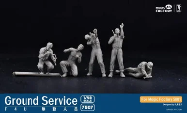 1/48 Magic Factory Ground Crew Figures Set for Corsair