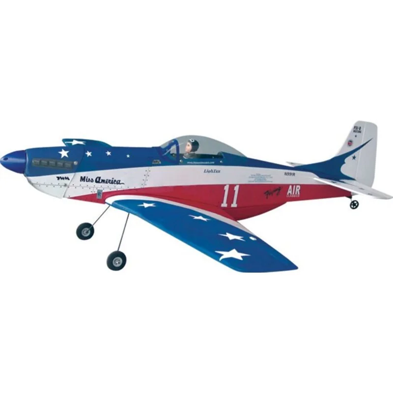 P-51 MUSTANG EP ARF Mr. AMERICA electric RC plane