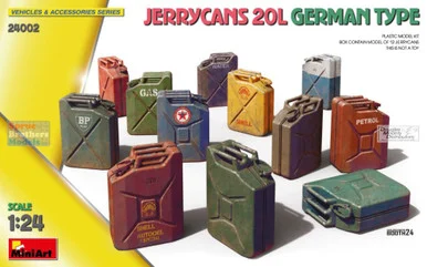 MIA24002 1:24 Miniart JerryCans 20L German Type