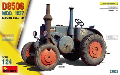 MIA24003 1:24 Miniart German Tractor D8506 Mod. 1937